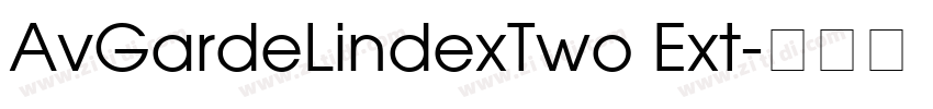 AvGardeLindexTwo Ext字体转换